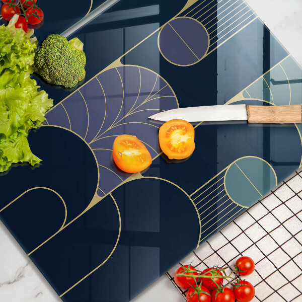 Tagliere in vetro temperato Tema astratto