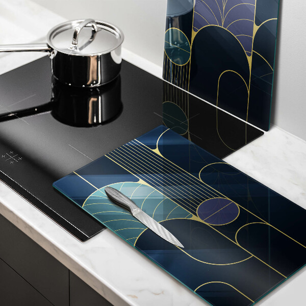 Tagliere in vetro temperato Tema astratto