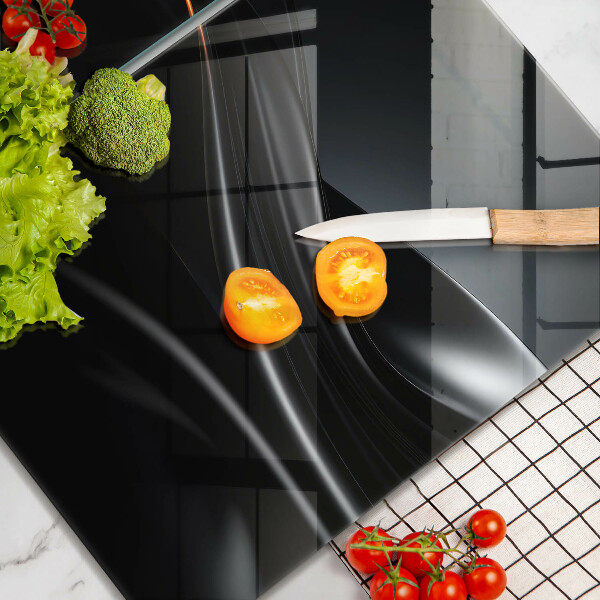 Tagliere in vetro temperato Progettazione 3D astratta