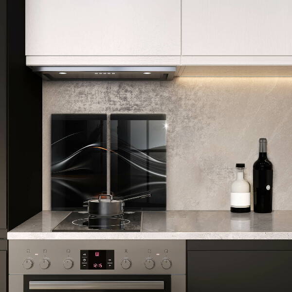 Tagliere in vetro temperato Progettazione 3D astratta