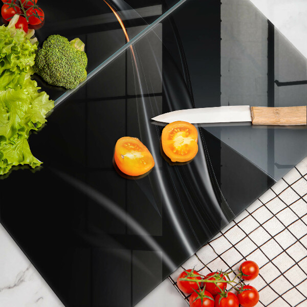 Tagliere in vetro temperato Progettazione 3D astratta