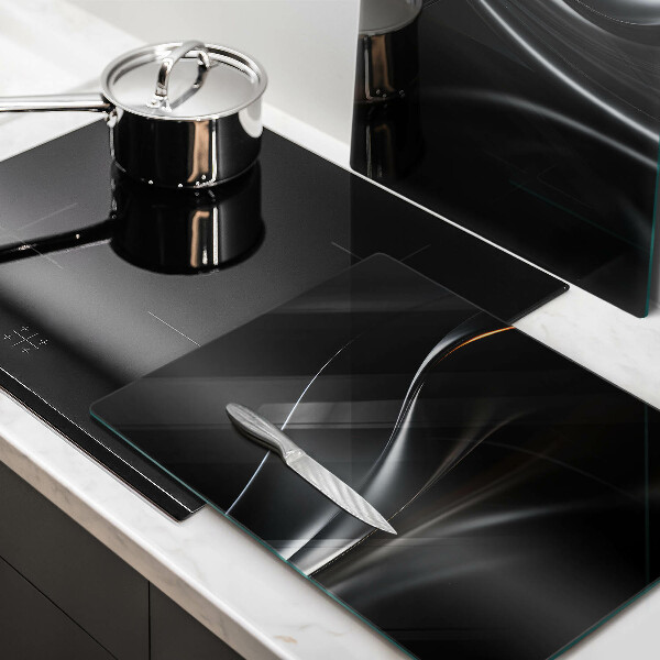 Tagliere in vetro temperato Progettazione 3D astratta