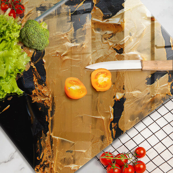 Tagliere in vetro temperato Texture di vernice elegante