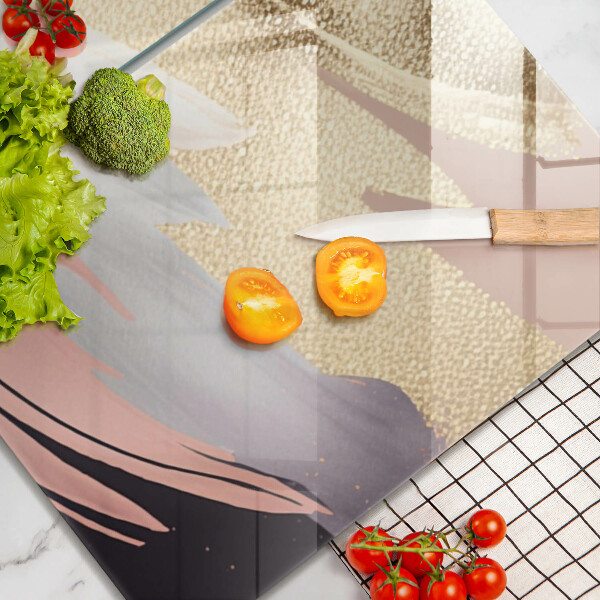 Tagliere in vetro temperato Macchie pastello