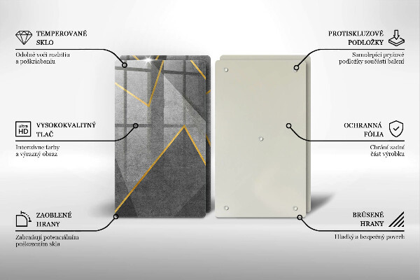 Tagliere in vetro temperato Forme taglienti