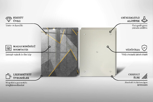 Tagliere in vetro temperato Forme taglienti