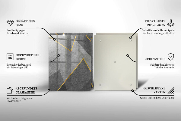 Tagliere in vetro temperato Forme taglienti