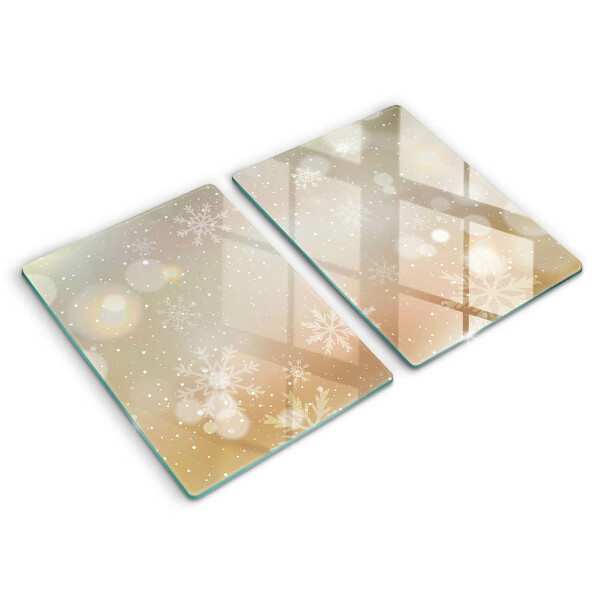 Tagliere in vetro temperato Fiocchi di neve