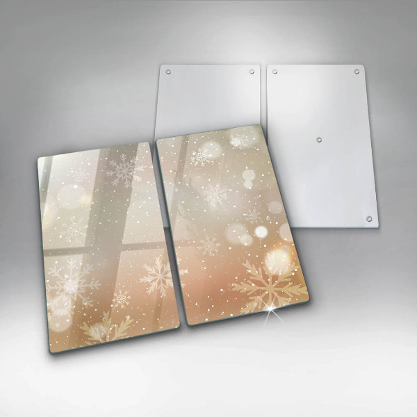 Tagliere in vetro temperato Fiocchi di neve