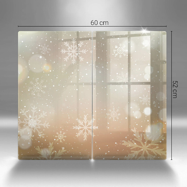 Tagliere in vetro temperato Fiocchi di neve