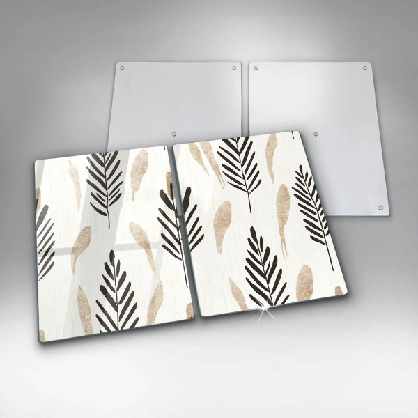 Tagliere in vetro temperato Piante bohémien