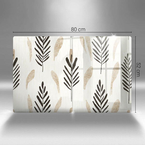 Tagliere in vetro temperato Piante bohémien