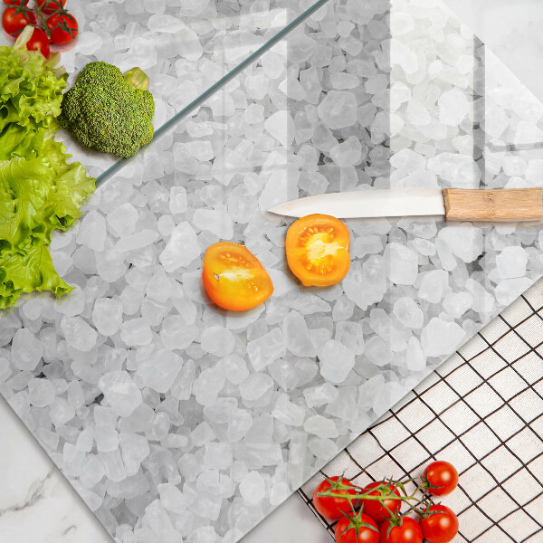 Tagliere in vetro temperato Cristalli di sale