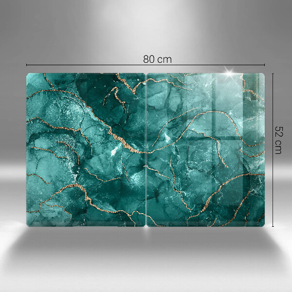 Tagliere in vetro temperato Marmo blu