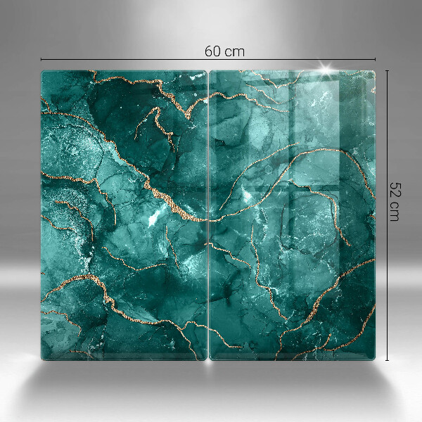 Tagliere in vetro temperato Marmo blu