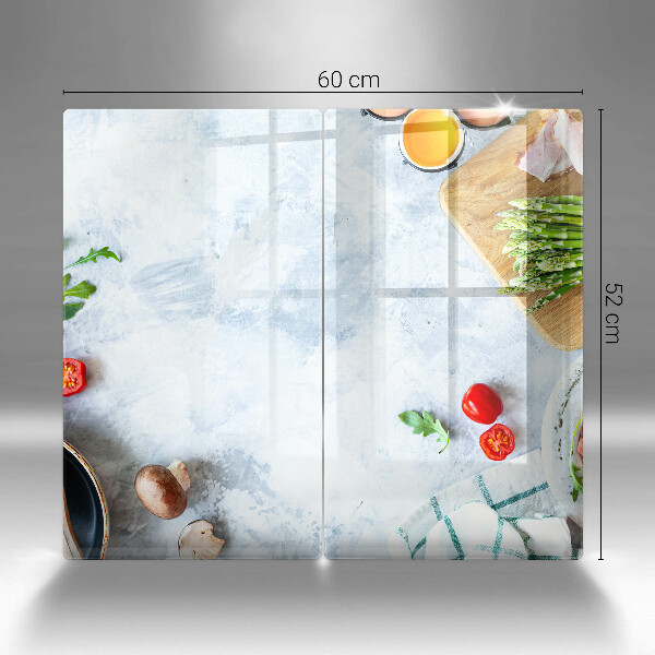 Tagliere in vetro temperato Ingredienti in cucina