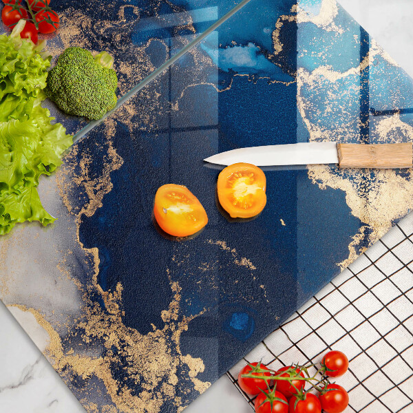 Tagliere in vetro temperato Astrazione del marmo