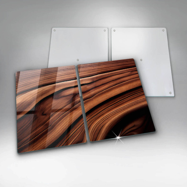 Tagliere in vetro temperato Struttura in legno