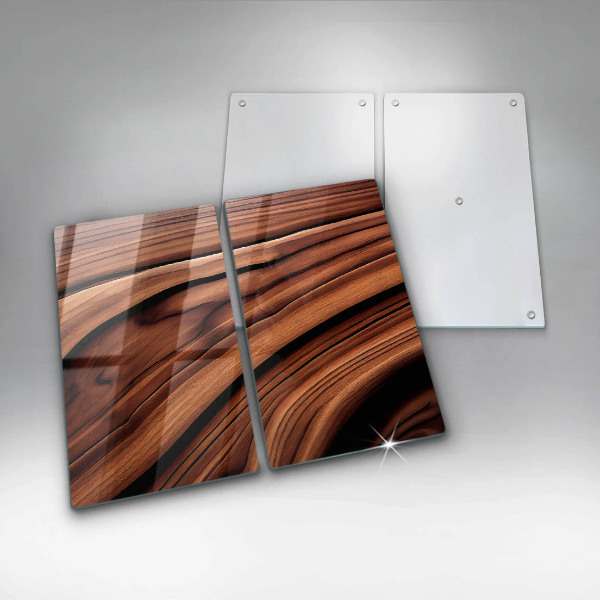 Tagliere in vetro temperato Struttura in legno