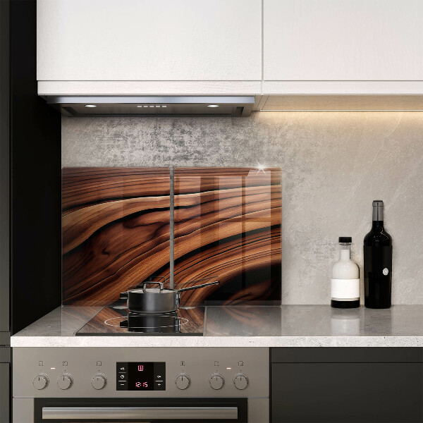 Tagliere in vetro temperato Struttura in legno