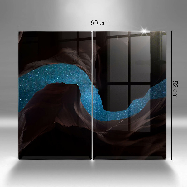 Tagliere in vetro temperato Cielo stellato