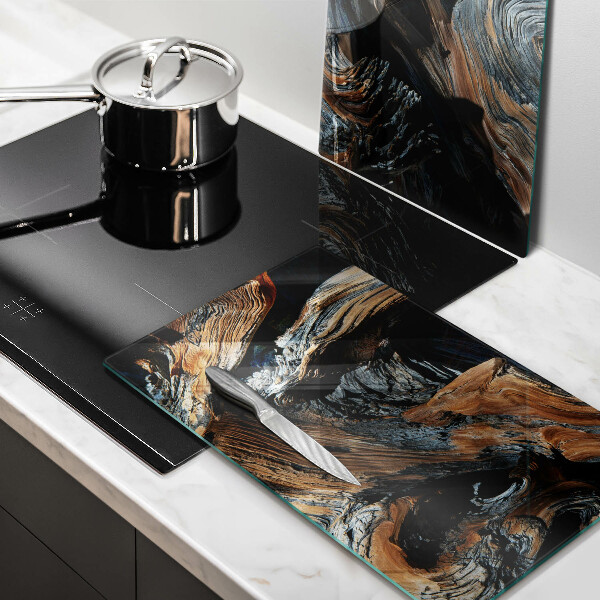 Tagliere in vetro temperato Modello astratto