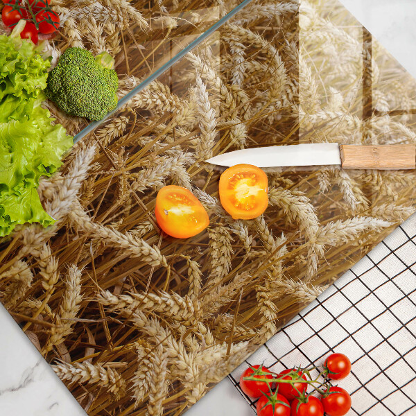 Tagliere in vetro temperato Campo di grano