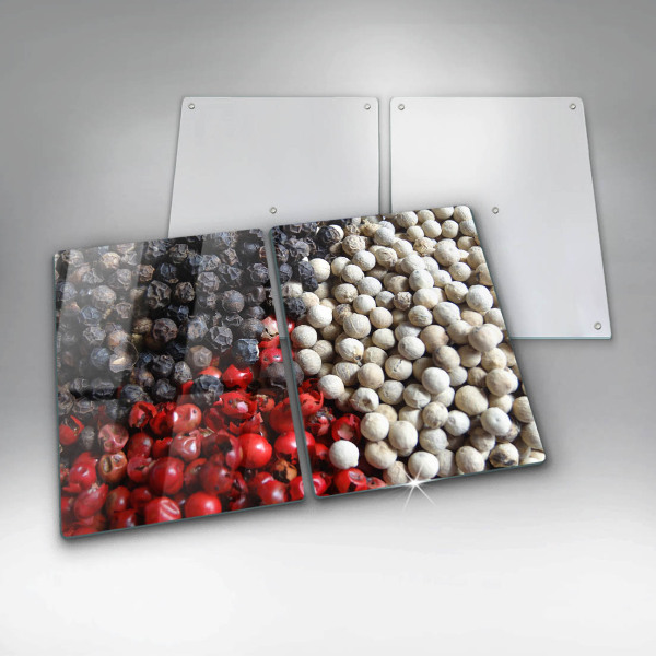 Tagliere in vetro temperato Pepe nero