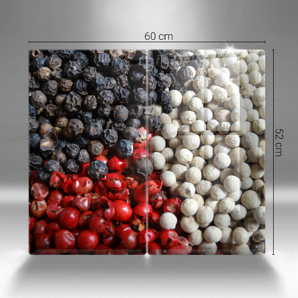 Tagliere in vetro temperato Pepe nero