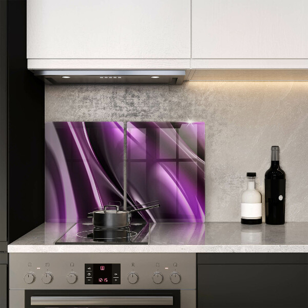 Tagliere in vetro temperato Astrazione viola