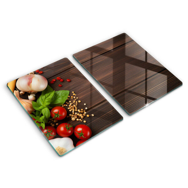 Tagliere in vetro temperato Verdure sul tavolo