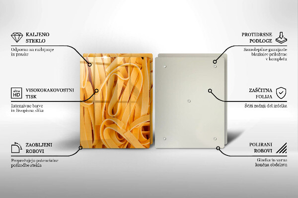Tagliere in vetro temperato Tagliatelle