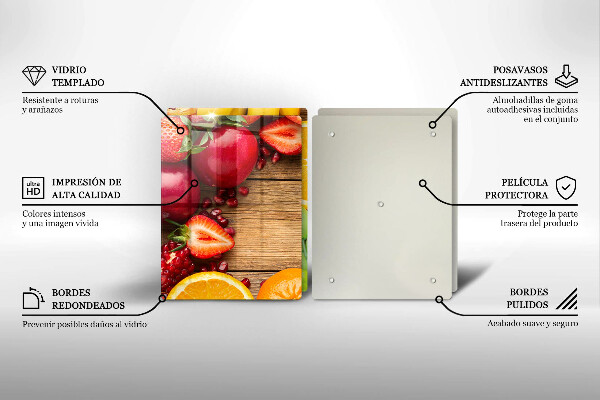 Tagliere in vetro temperato Frutta fresca