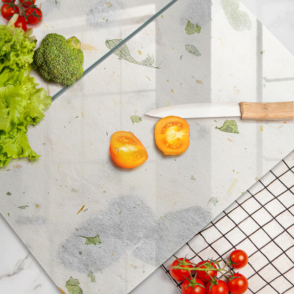 Tagliere in vetro temperato Foglie cadenti