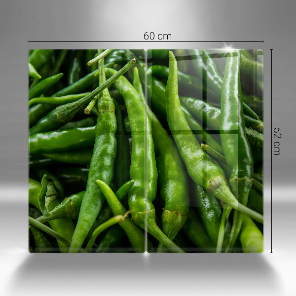 Tagliere in vetro temperato Baccelli di piselli