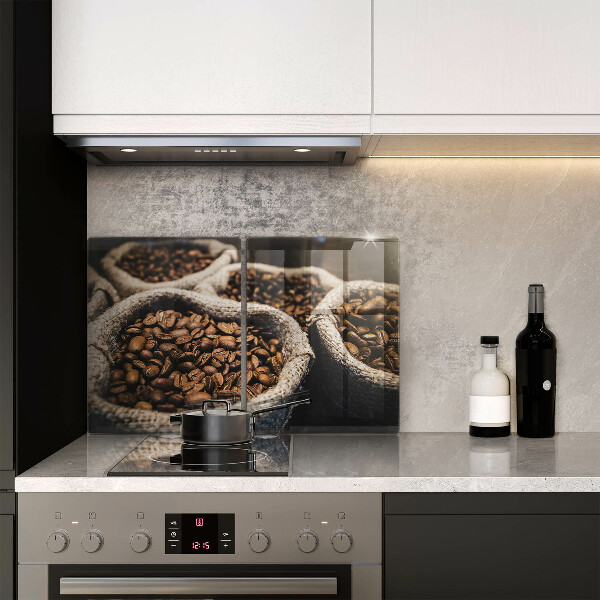 Tagliere in vetro temperato Sacchetti di caffè in grani