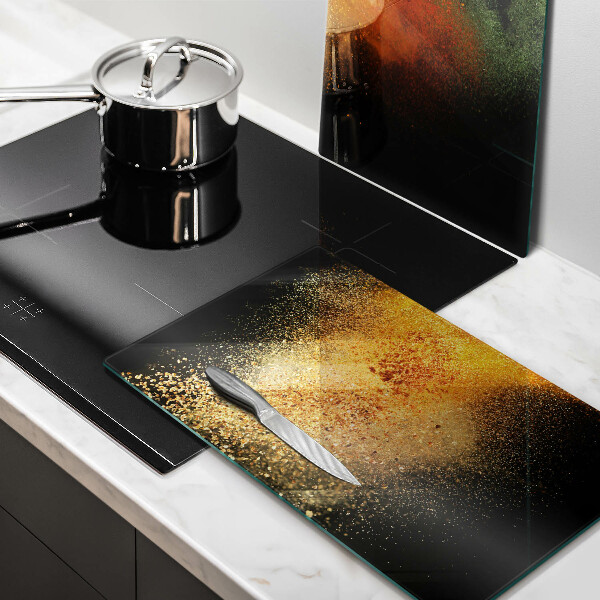 Tagliere in vetro temperato Spezie colorate