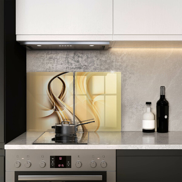 Tagliere in vetro temperato Astrazione del fumo