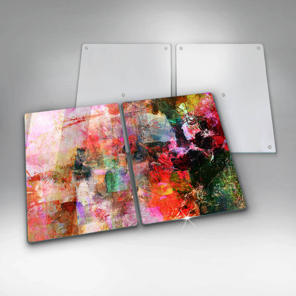 Tagliere in vetro temperato Dipingi l'astrazione