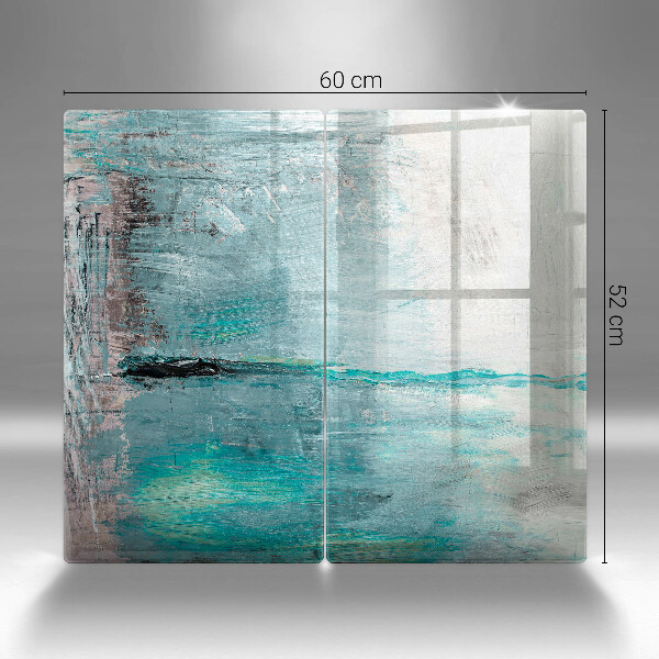 Tagliere in vetro temperato Dipinga lo sfondo di astrazione