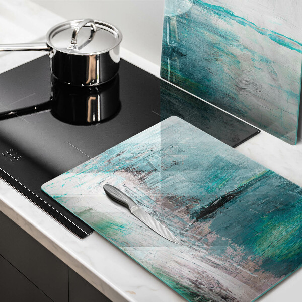 Tagliere in vetro temperato Dipinga lo sfondo di astrazione