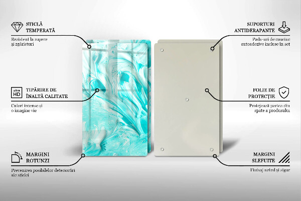 Tagliere in vetro temperato Pitture astratte