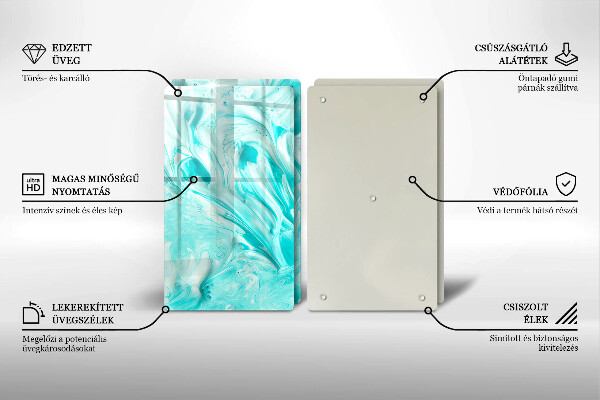 Tagliere in vetro temperato Pitture astratte