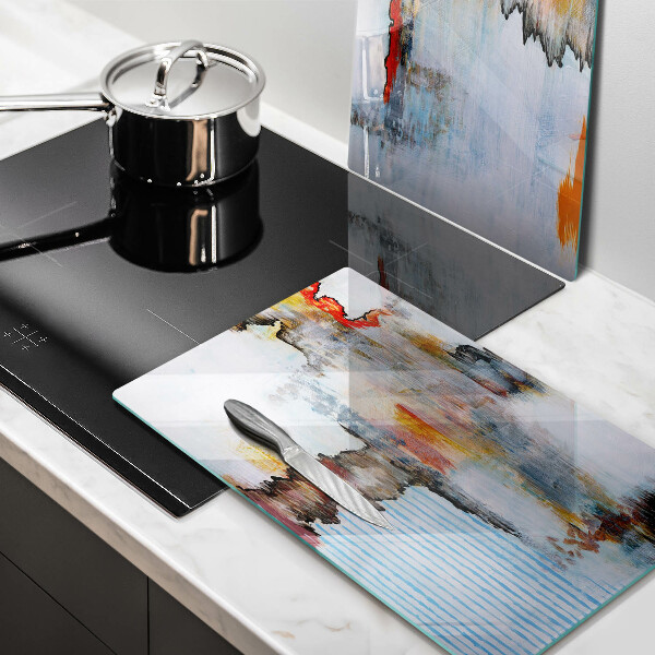Tagliere in vetro temperato Pitture astratte