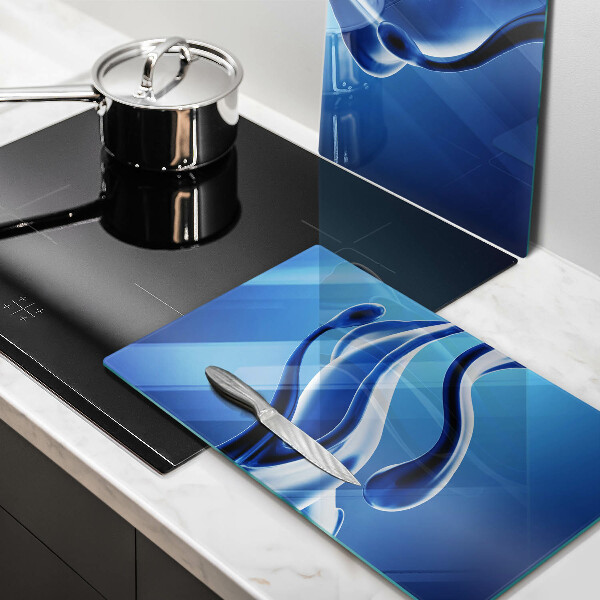 Tagliere in vetro temperato Astrazione fluida