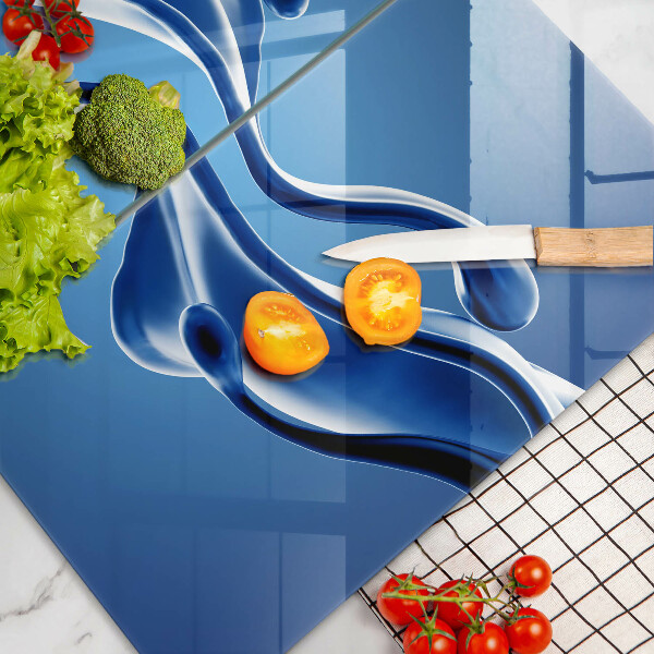 Tagliere in vetro temperato Astrazione fluida