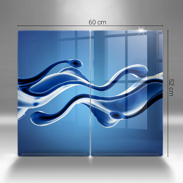 Tagliere in vetro temperato Astrazione fluida