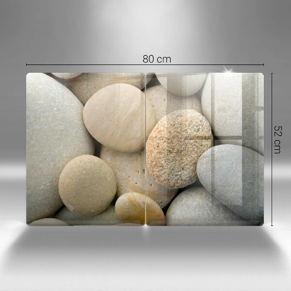 Tagliere in vetro temperato Modello di pietre ovali