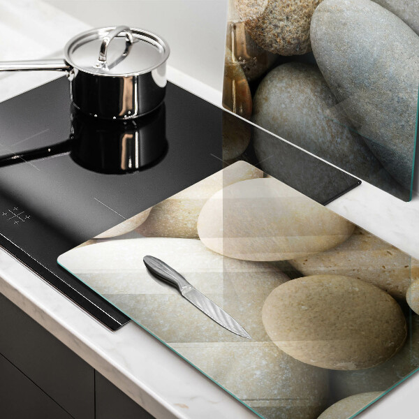 Tagliere in vetro temperato Modello di pietre ovali