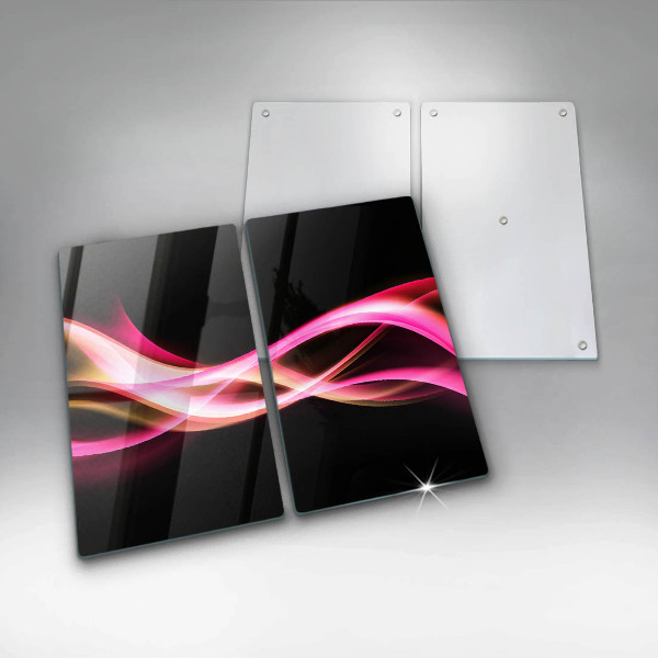 Tagliere in vetro temperato Fumo al neon astratto